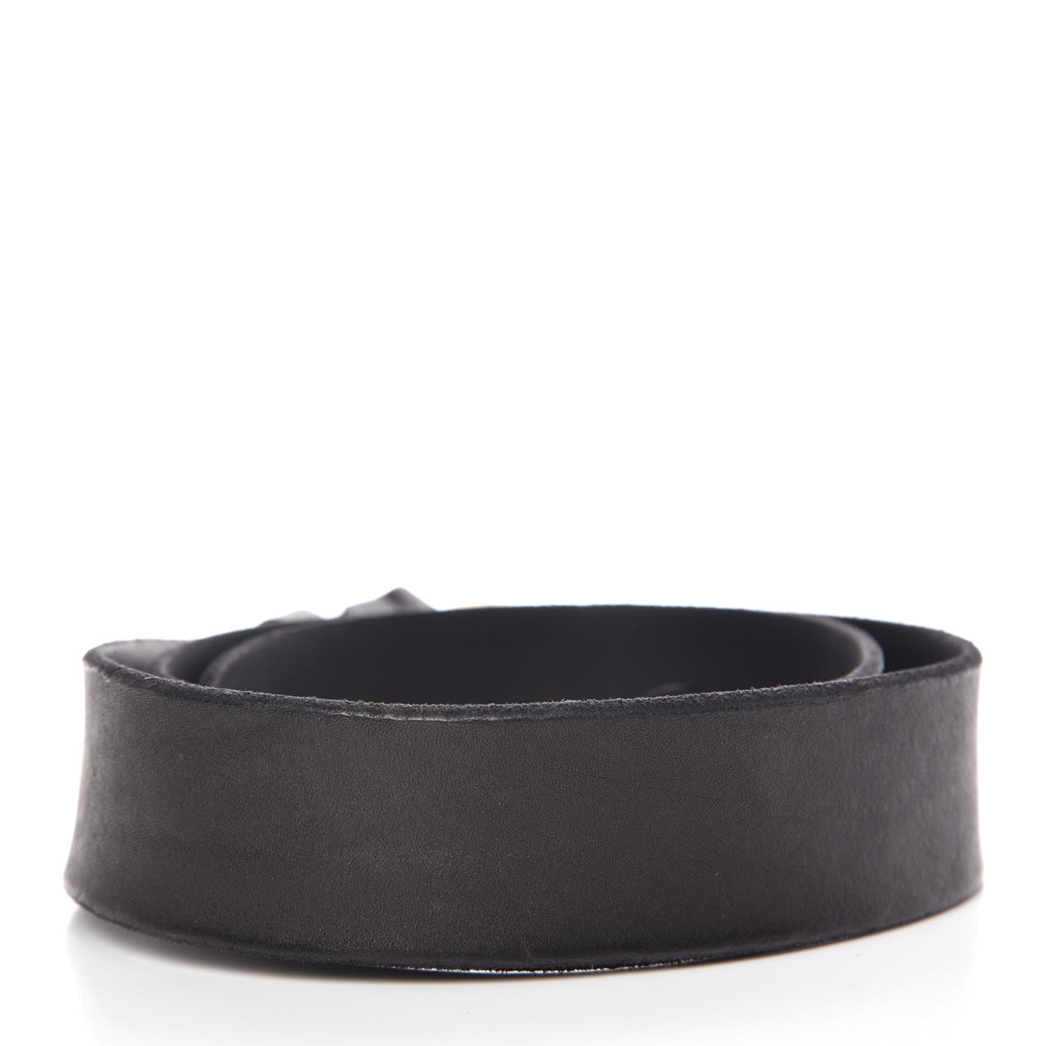 Gucci Faded Calfskin Double G 40mm Belt 85 34 Black 3 of 7