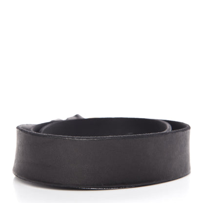 Gucci Faded Calfskin Double G 40mm Belt 85 34 Black 3 of 7