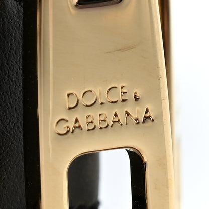 Dolce & Gabbana Calfskin Small DG Logo Camera Crossbody Bag Black 9 of 10