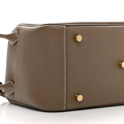 Hermes Taurillon Clemence Lindy 26 Etoupe 8 of 9