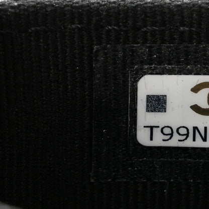 Chanel Caviar Quilted Enamel Coco Casino Flap Card Holder Wallet Black 8 of 10