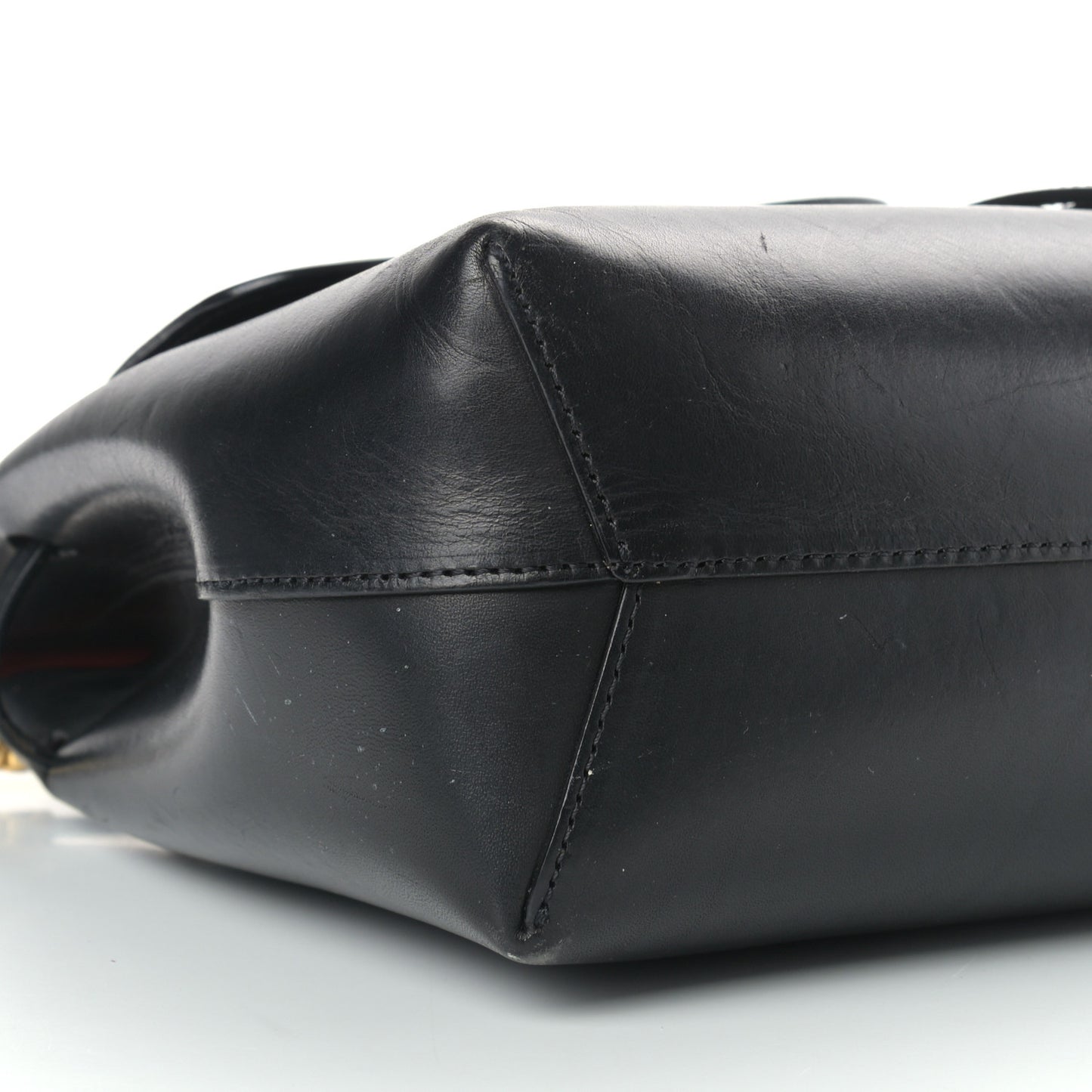Calfskin Mini Lady Bag Black Flamma