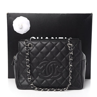 Chanel Caviar Quilted Petit Timeless Tote PTT Black 13 of 13