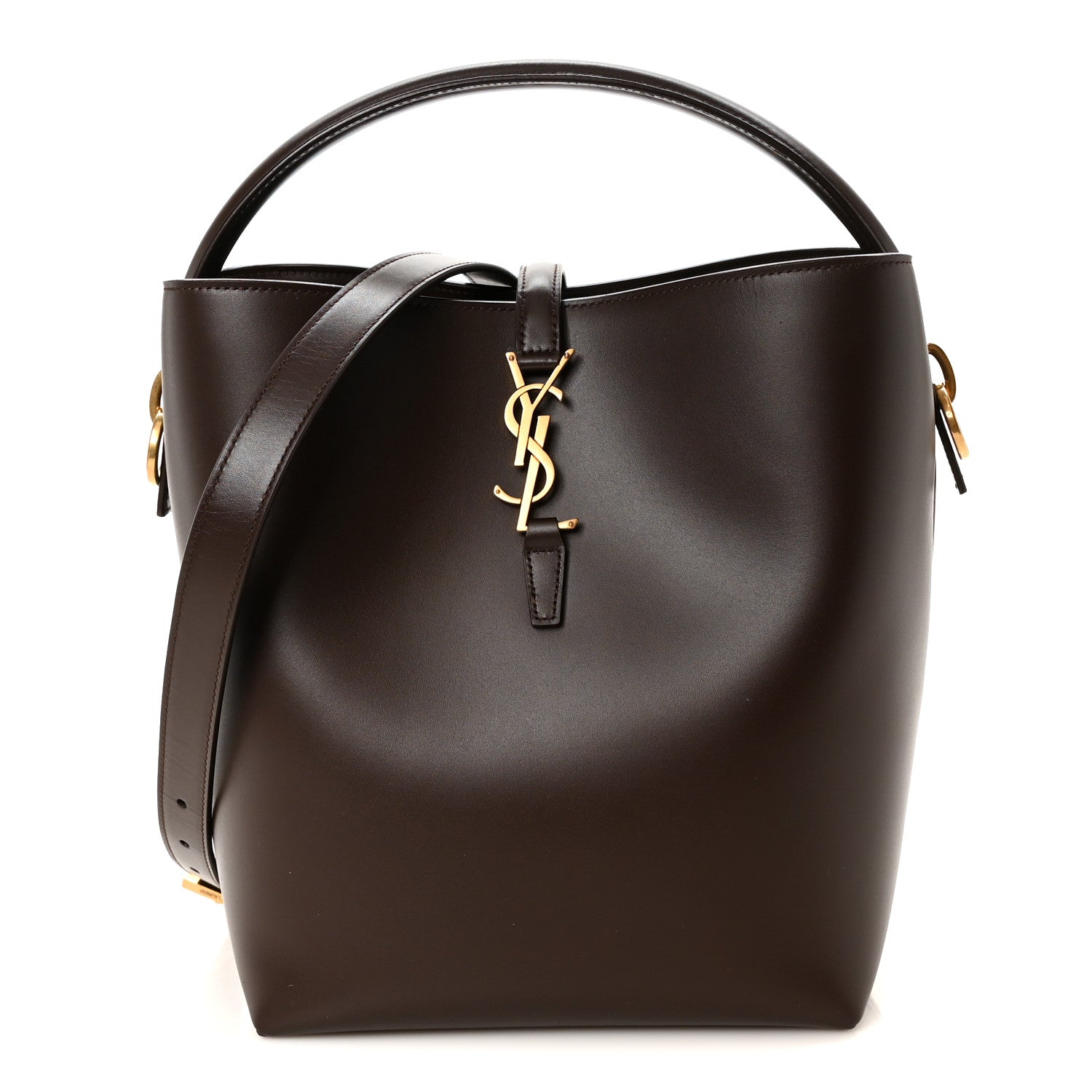 Saint Laurent Shiny Calfskin Le 37 Small Bucket Bag 1 of 13