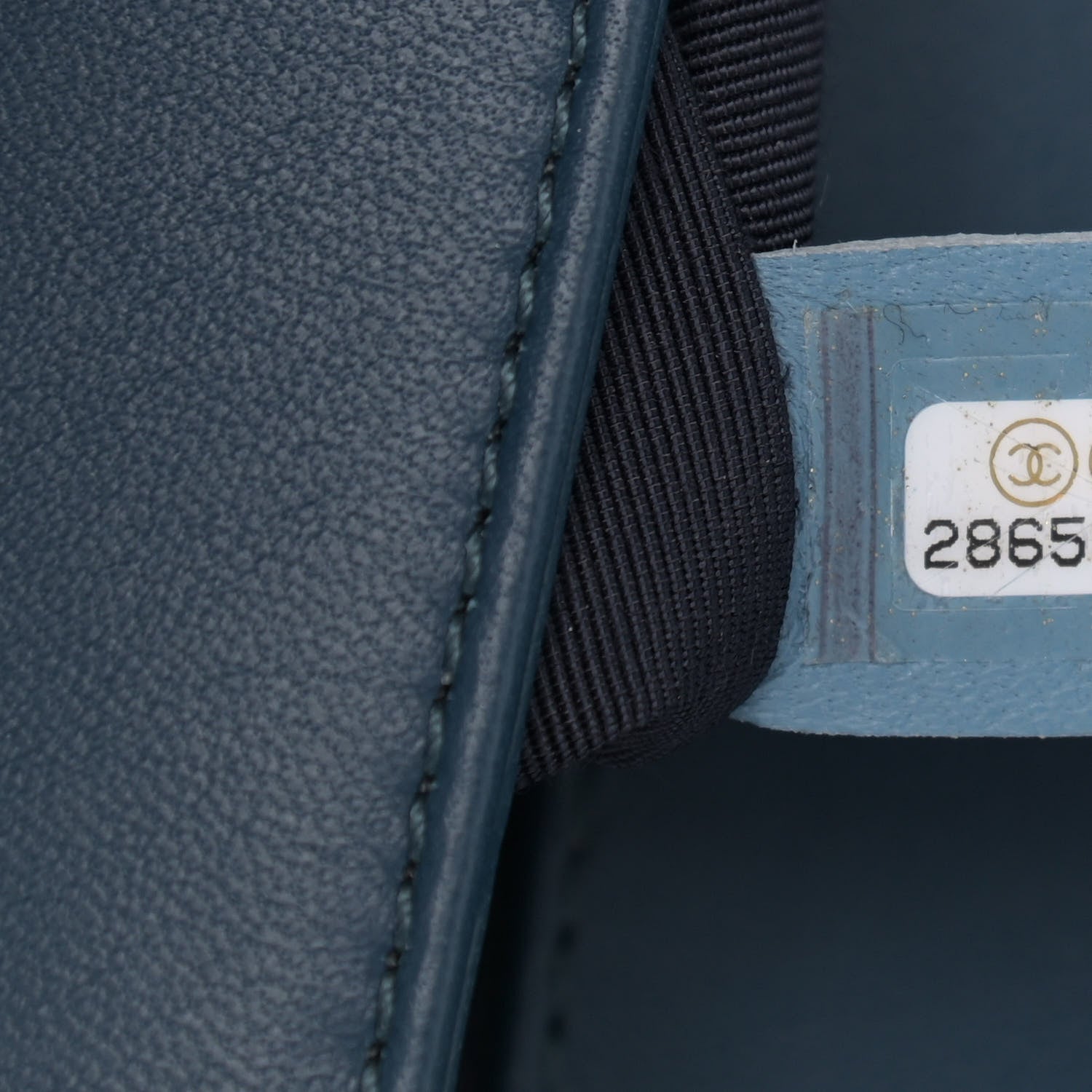 Chanel Lambskin Quilted Bi-Color CC Flap Blue 7 of 11