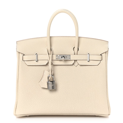 Hermes Togo Birkin 25 Craie 1 of 11