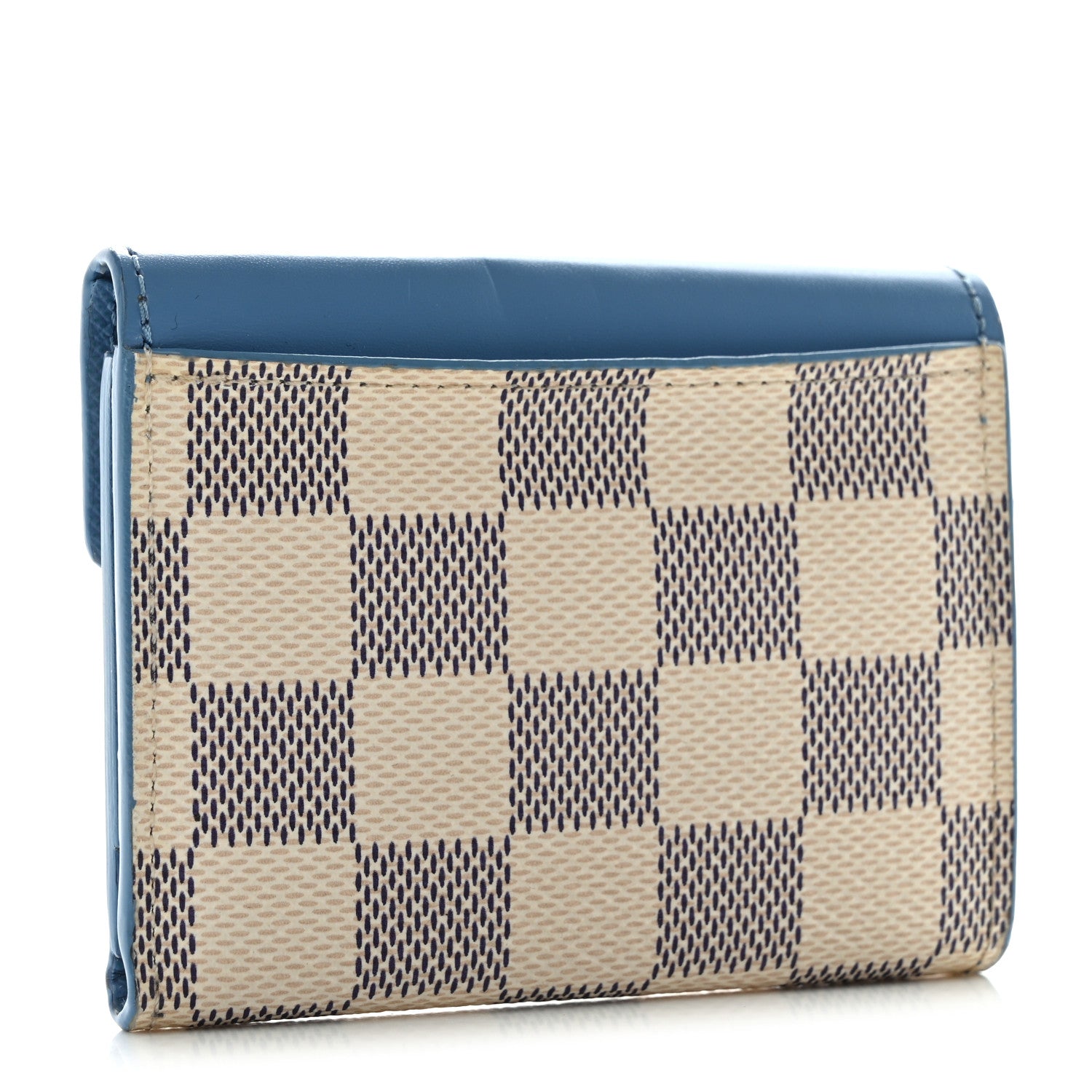 Louis Vuitton Damier Azur Zoe Wallet Bleuet 3 of 12
