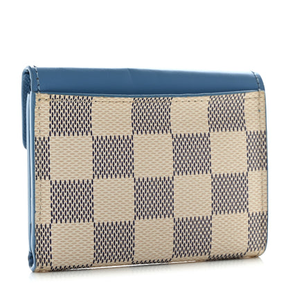 Louis Vuitton Damier Azur Zoe Wallet Bleuet 3 of 12