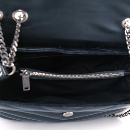 Saint Laurent Calfskin Y Quilted Monogram Medium Loulou Chain Satchel Black 5 of 16