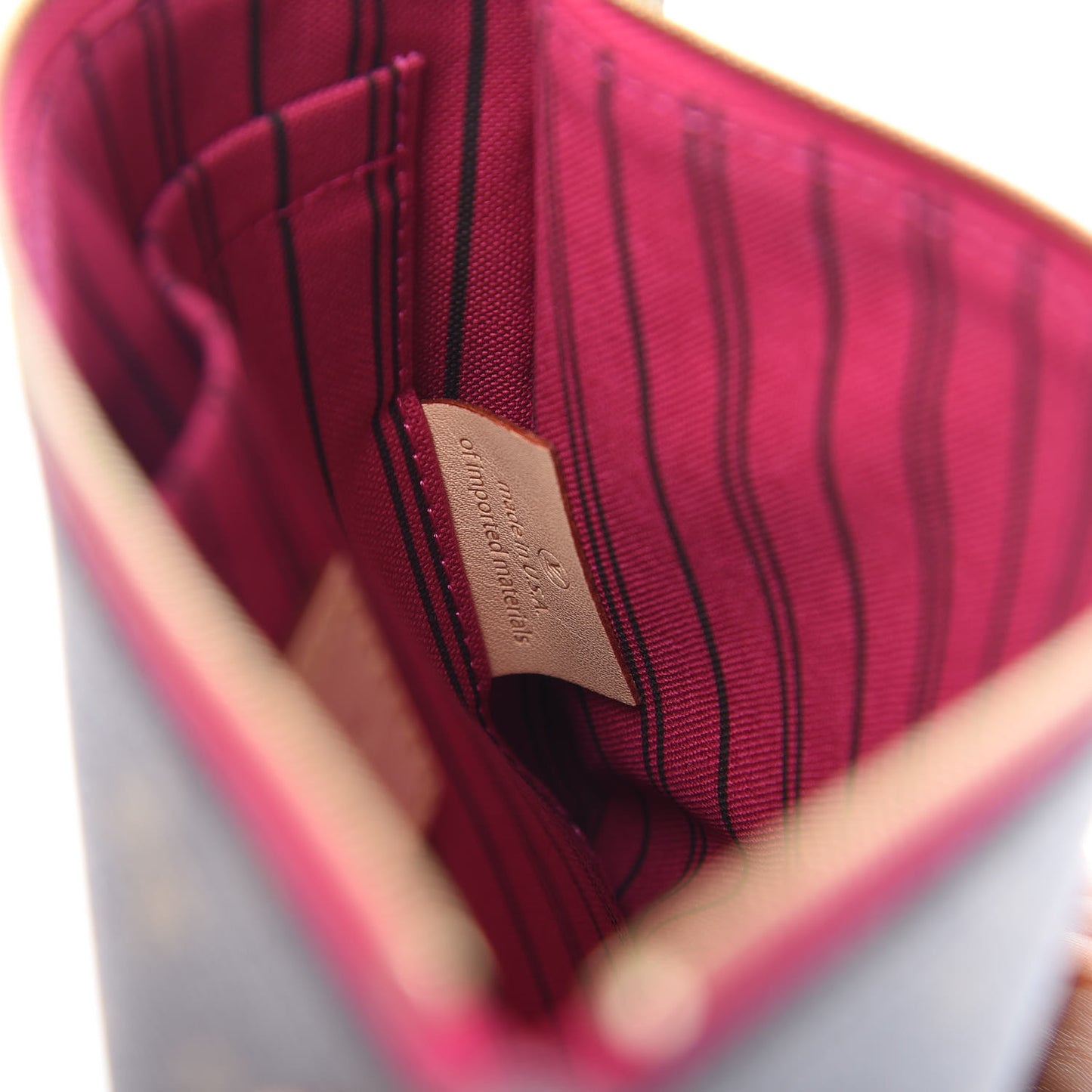 Monogram Neverfull MM GM Pochette Pivoine