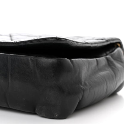 Chanel Aged Calfskin Quilted Medium Pondichery Flap Black 14 of 14