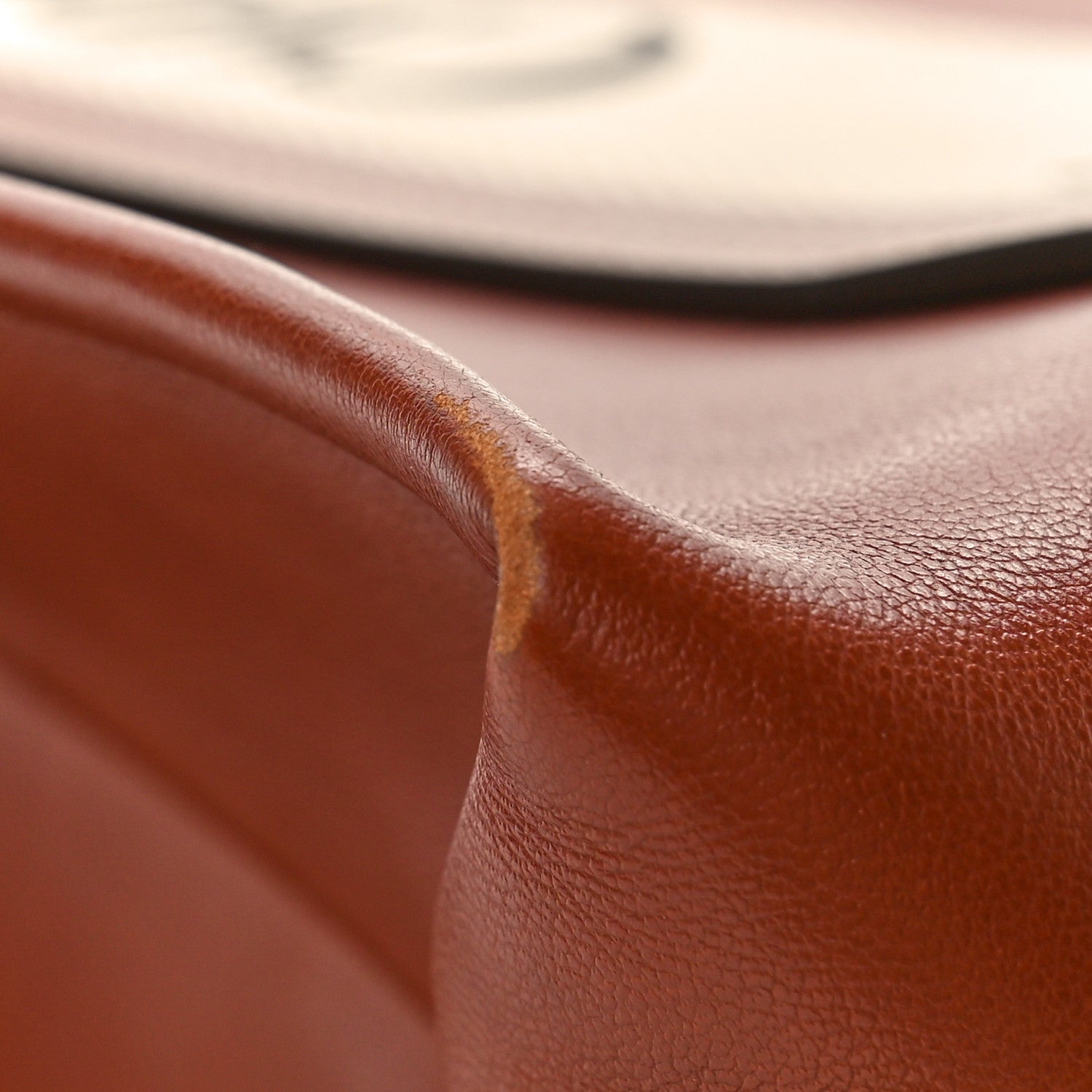 Chloe Calfskin Medium Woody Ribbon Tote Sepia Brown 9 of 14