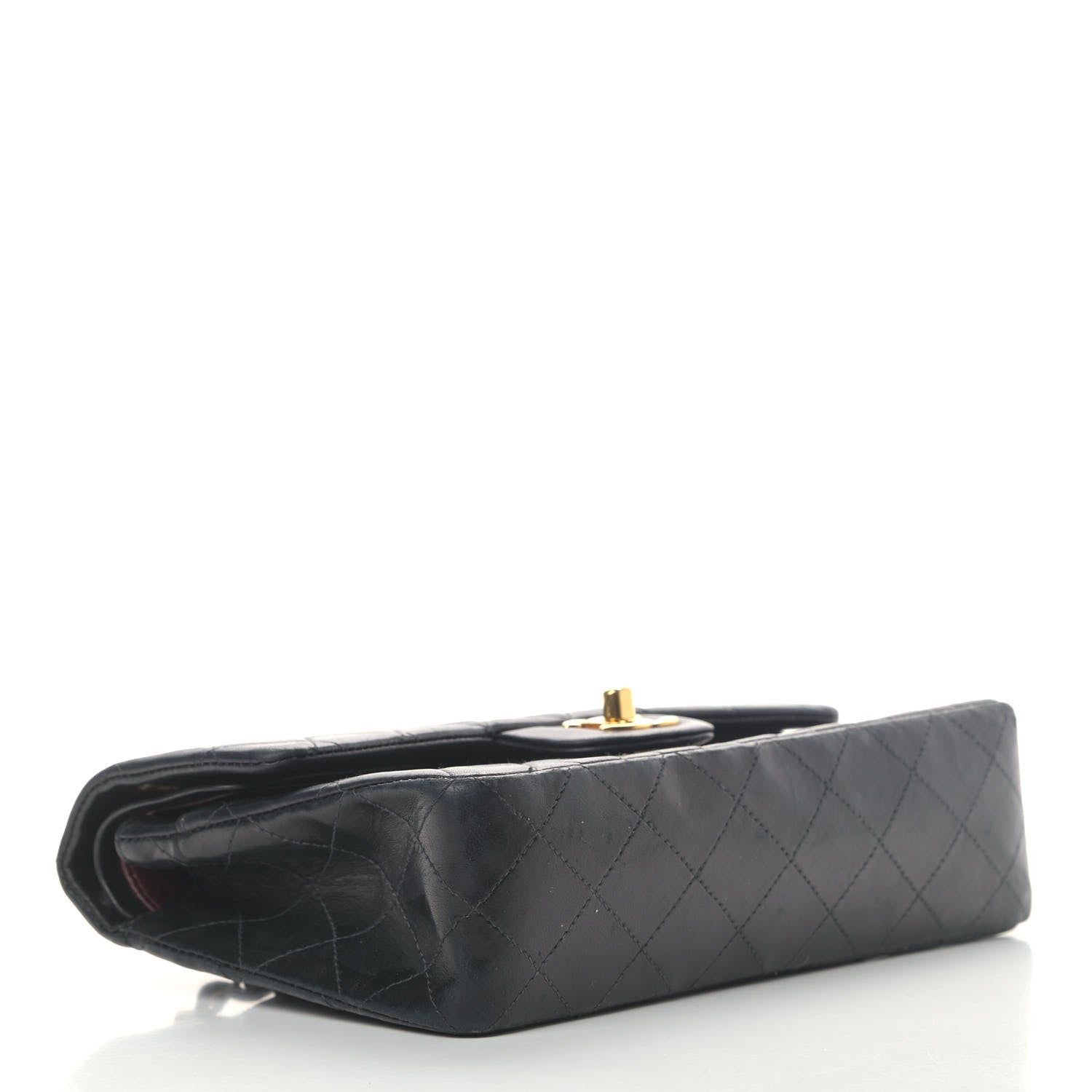 Chanel Lambskin Quilted Small Double Flap Black 3 of 11