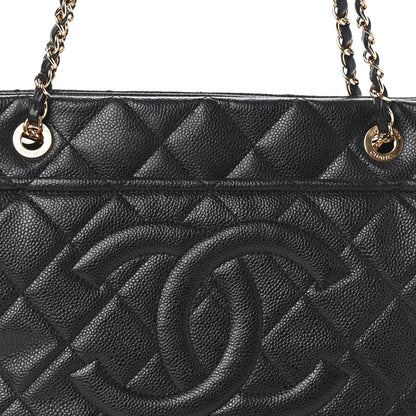 Chanel Caviar Quilted CC Timeless Tote Black 7 of 9