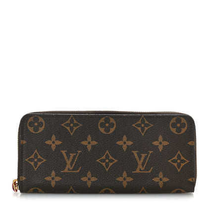 Louis Vuitton Monogram Clemence Wallet Fuchsia 1 of 7