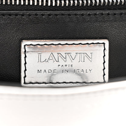 Lanvin Metallic Calfskin Cat Hobo Silver 6 of 10