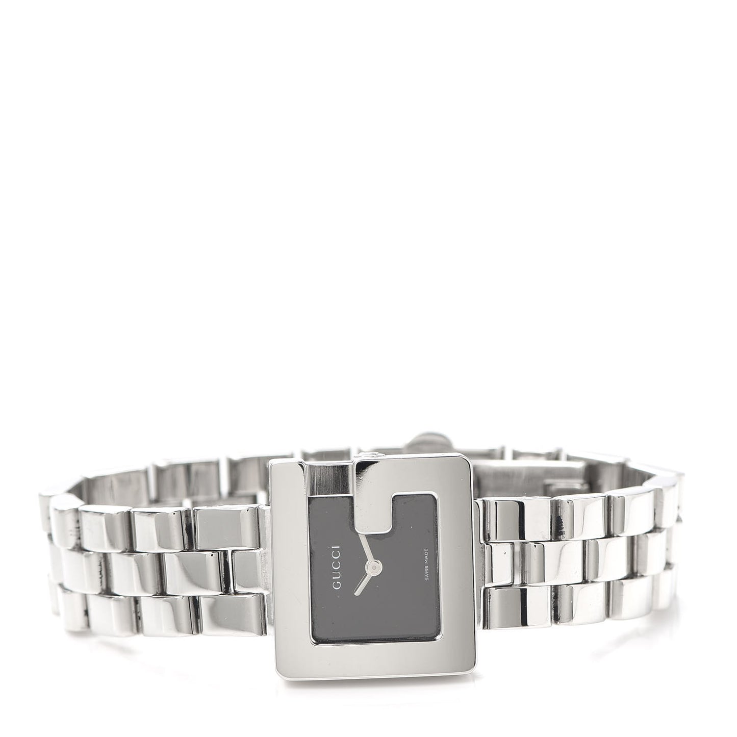 Stainless Steel 23mm 3600L Quartz Watch Black