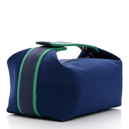 Hermes Canvas Small Bride-A-Brac Pouch Marine 4 of 8