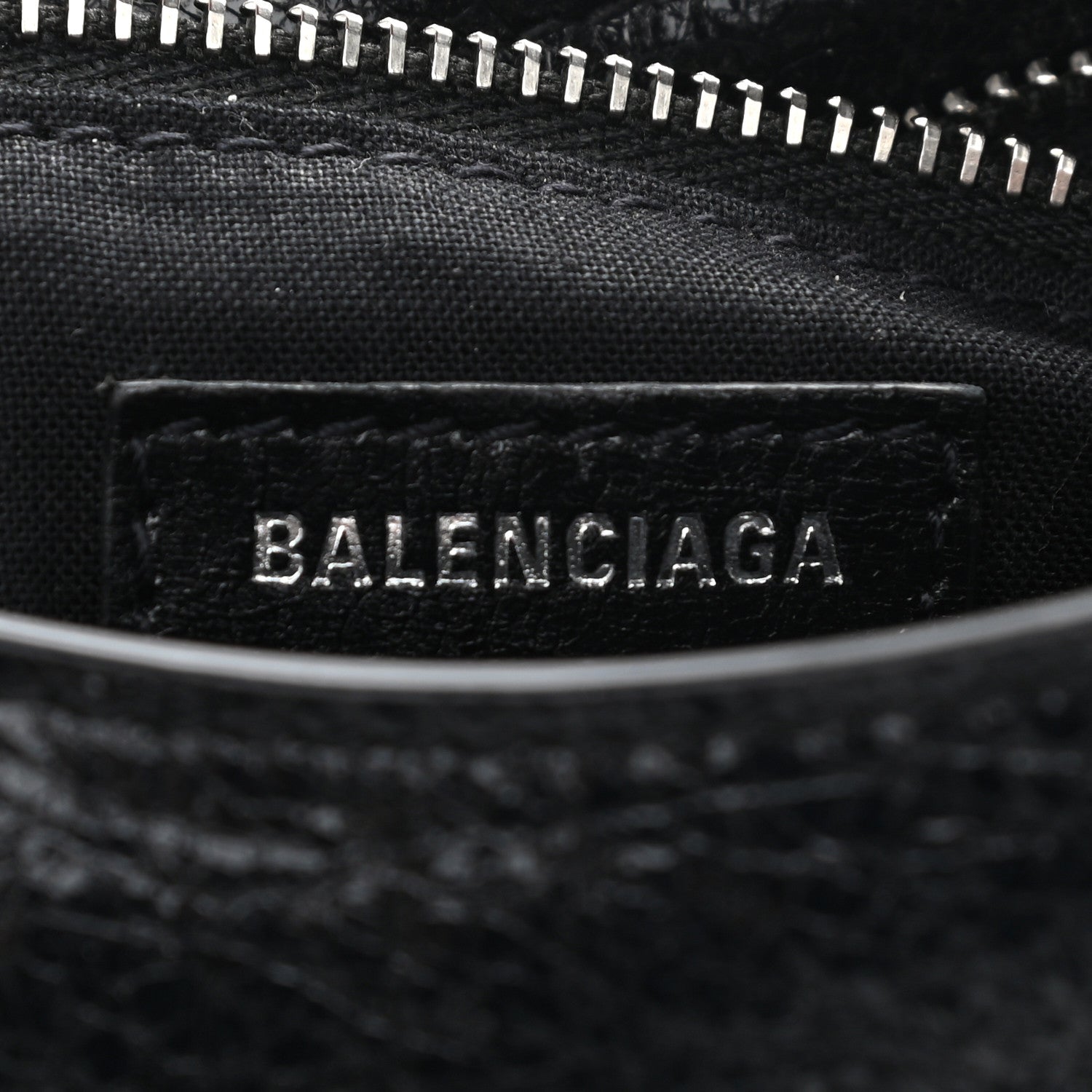 Balenciaga Agneau Classic Silver Hardware Mini City Logo Strap Black Jaune Soleil 5 of 10