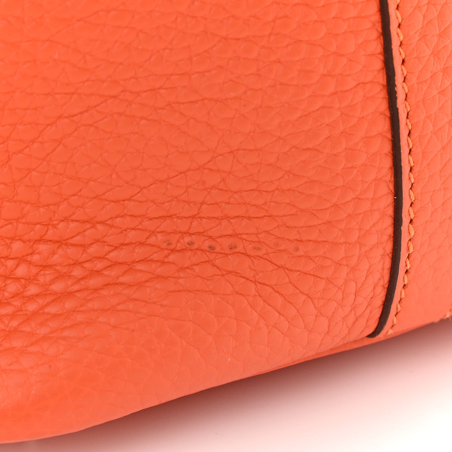 Hermes Taurillon Clemence Picotin Lock 22 MM Feu 11 of 13