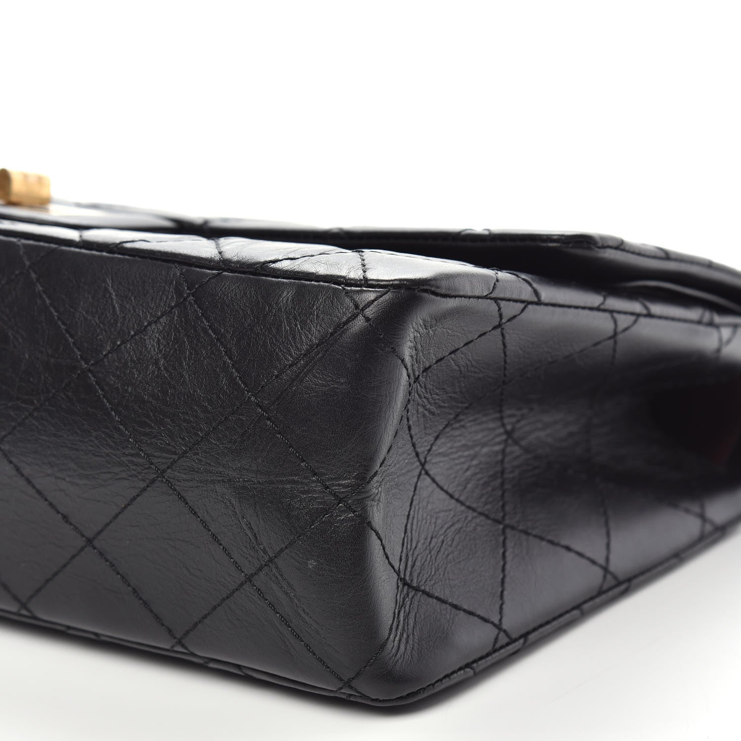 Chanel Aged Calfskin Quilted 2.55 Reissue 227 Flap Black 10 of 13