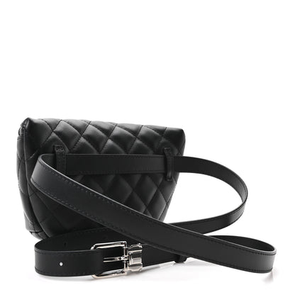 Chanel Lambskin Quilted Waist Belt Bag Black 3 of 10