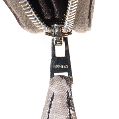 Hermes Epsom Silk'in Compact Wallet Etain 9 of 10