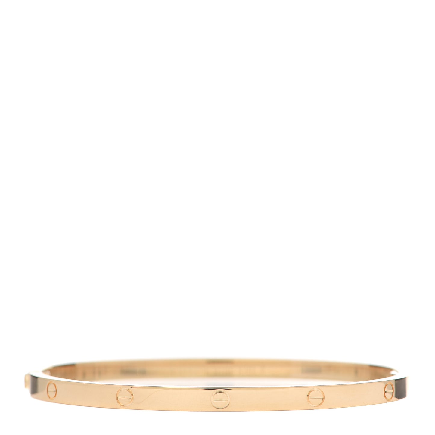 18K Yellow Gold Small LOVE Bracelet 17