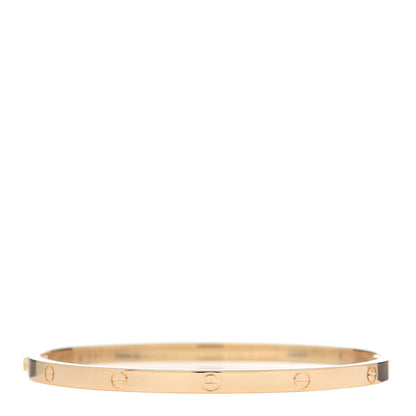 Cartier 18K Yellow Gold Small LOVE Bracelet 17 3 of 7