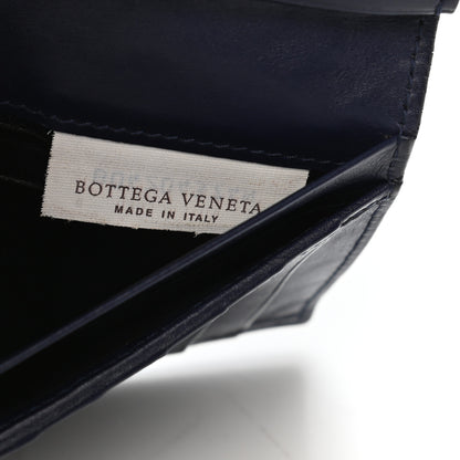 Bottega Veneta Nappa Intrecciato Long Bi-Fold Wallet Atlantic 6 of 7