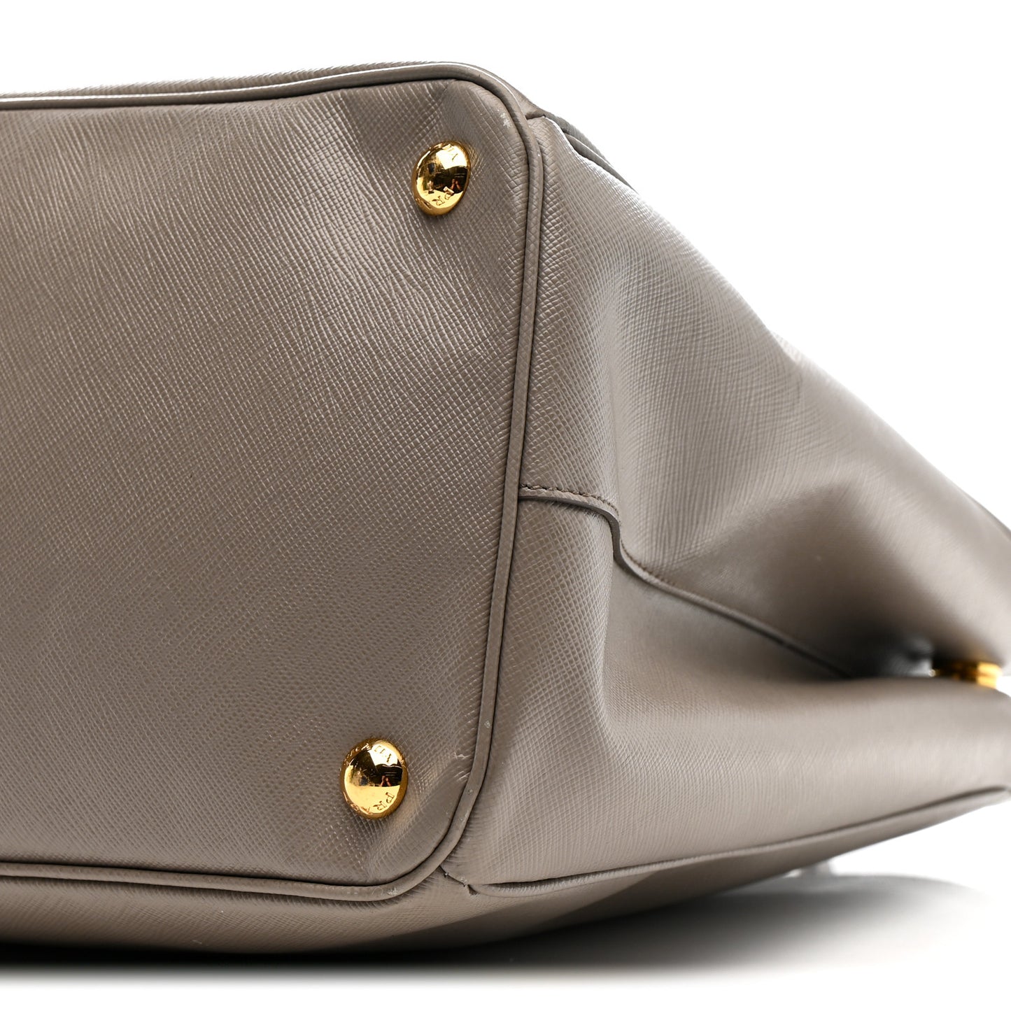 Saffiano Lux Large Galleria Double Zip Tote Argilla