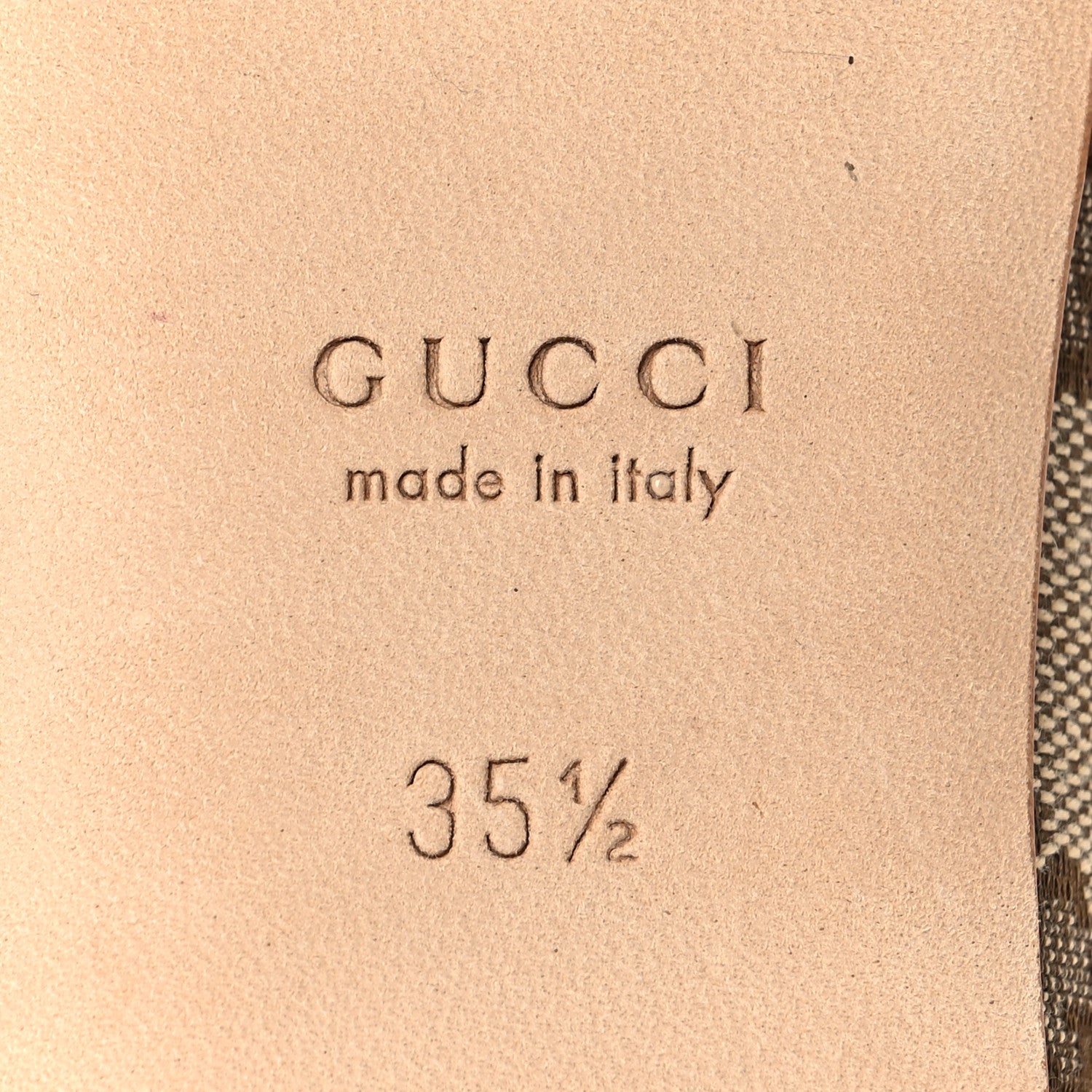 Gucci GG Monogram Horsebit Bow Ballet Flats 35.5 Beige Ebony Sundial 8 of 10