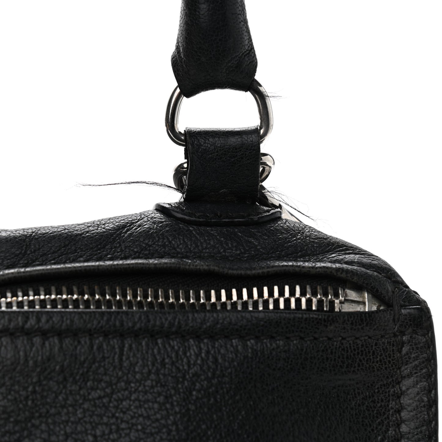 Sugar Goatskin Small Pandora Black