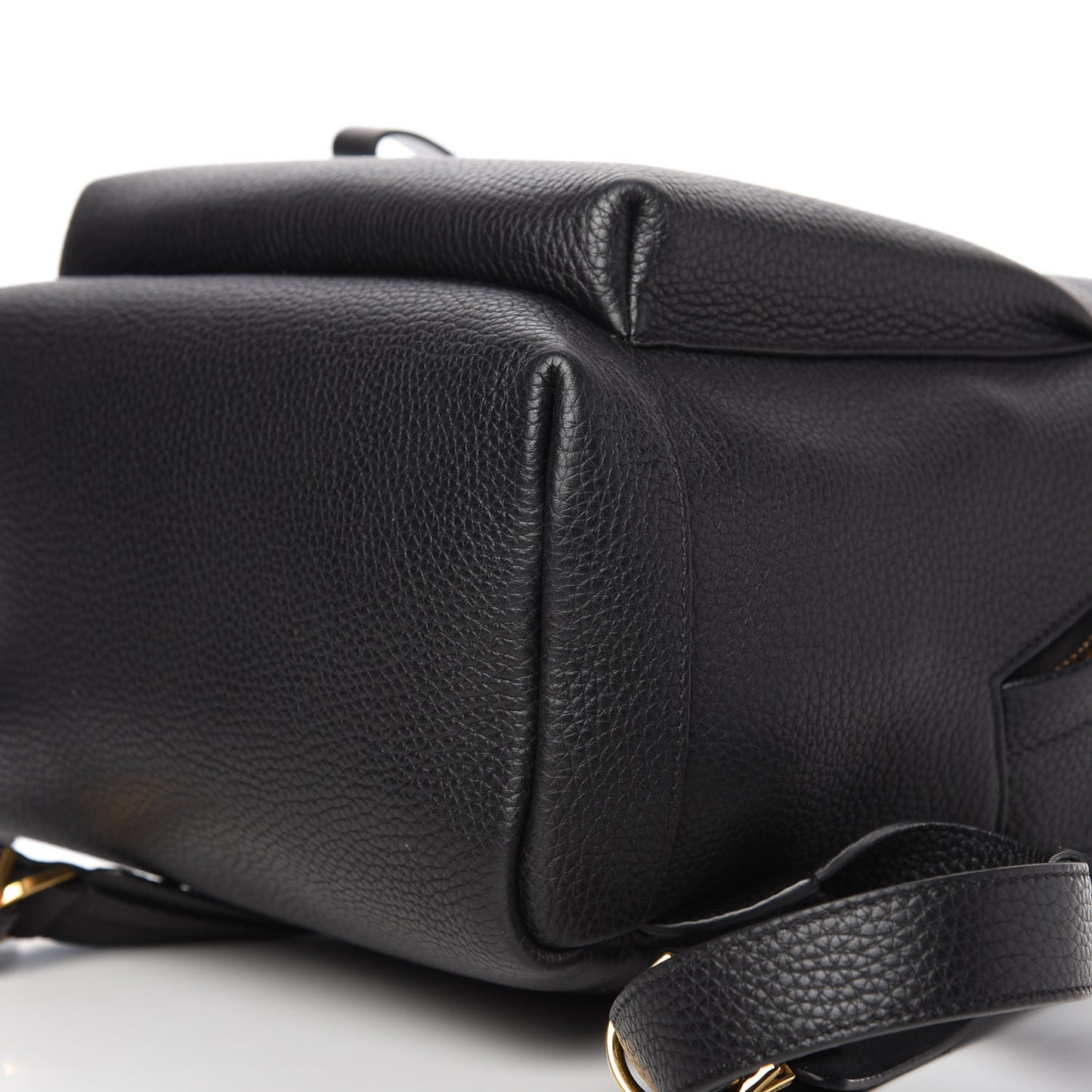 Grained Calfskin Buckley Backpack Black