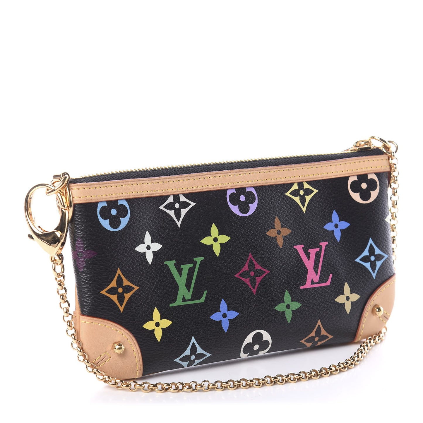 Monogram Multicolor Pochette Milla MM Black