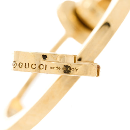 Gucci 18K Yellow Gold Running G Single Clip On Earring 5 of 5