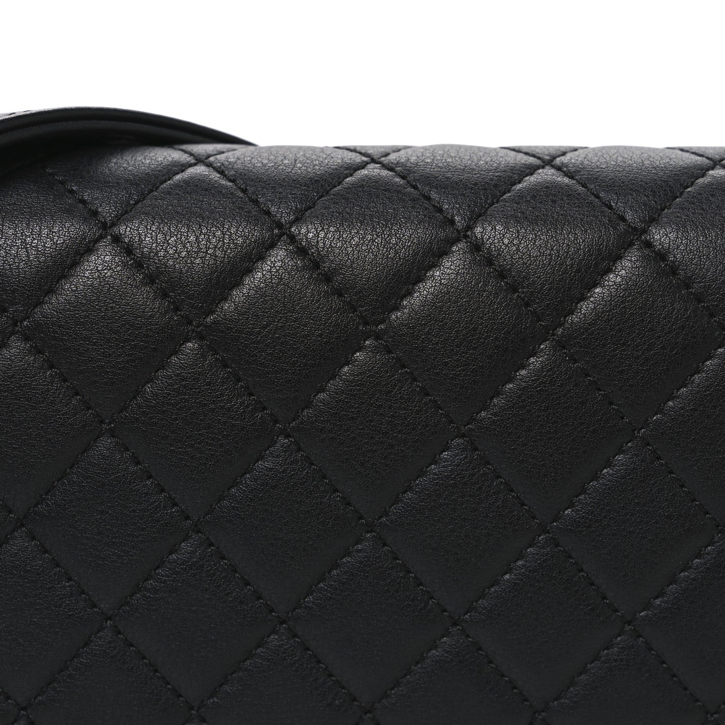 Calfskin Quilted New Medium Boy Flap So Black