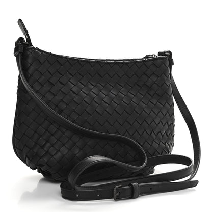 Bottega Veneta Nappa Intrecciato Crossbody Black 2 of 9