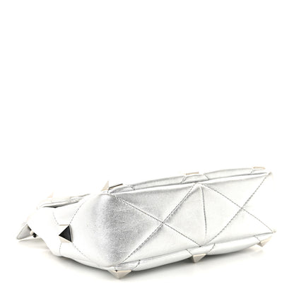 Valentino Garavani Nappa Medium Roman Stud Shoulder Bag Silver 4 of 11