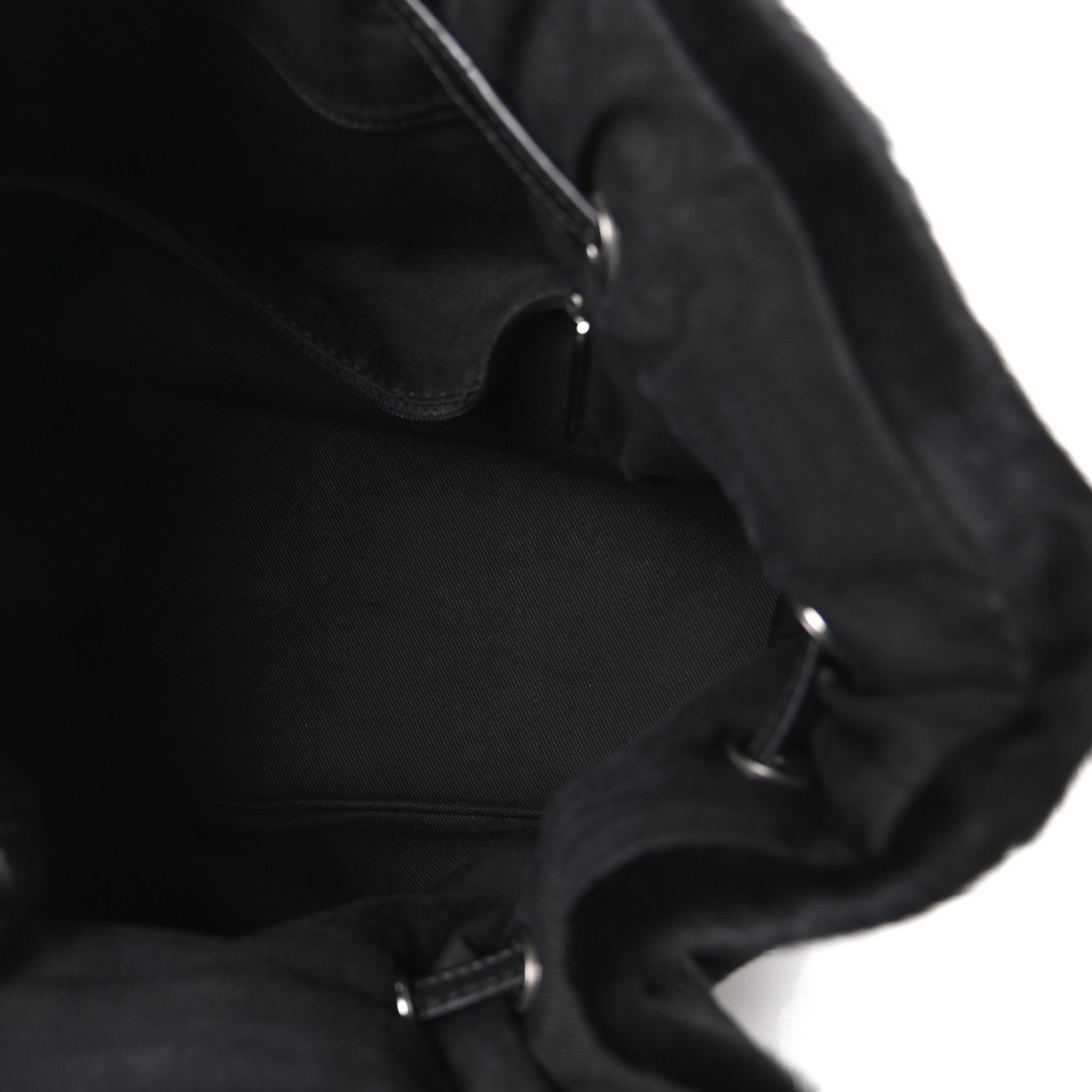 Chanel Aged Calfskin Pony Hair Quilted Small Miss Pony Drawstring Tote Black 5 of 10