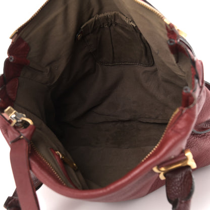 Chloe Calfskin Medium Marcie Satchel Garnet 5 of 16