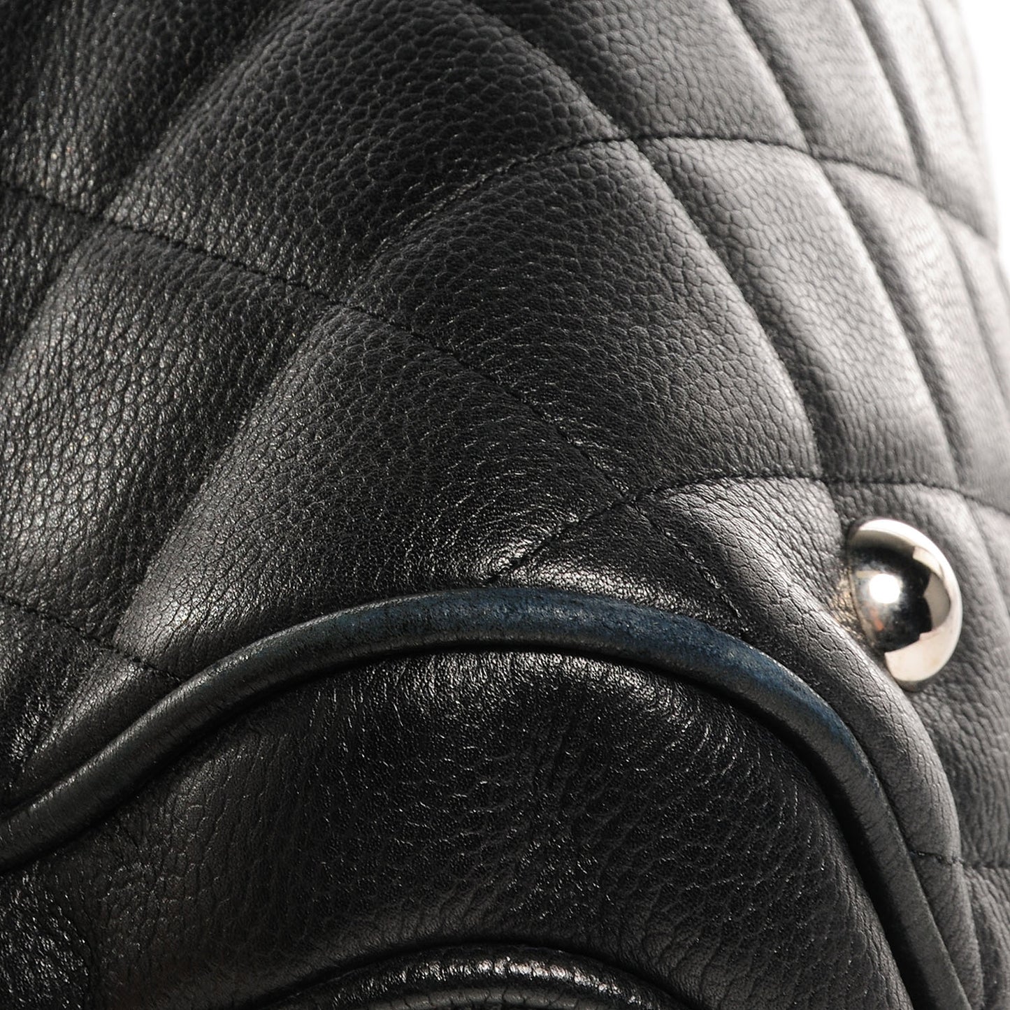 Caviar Quilted Timeless Tote Black