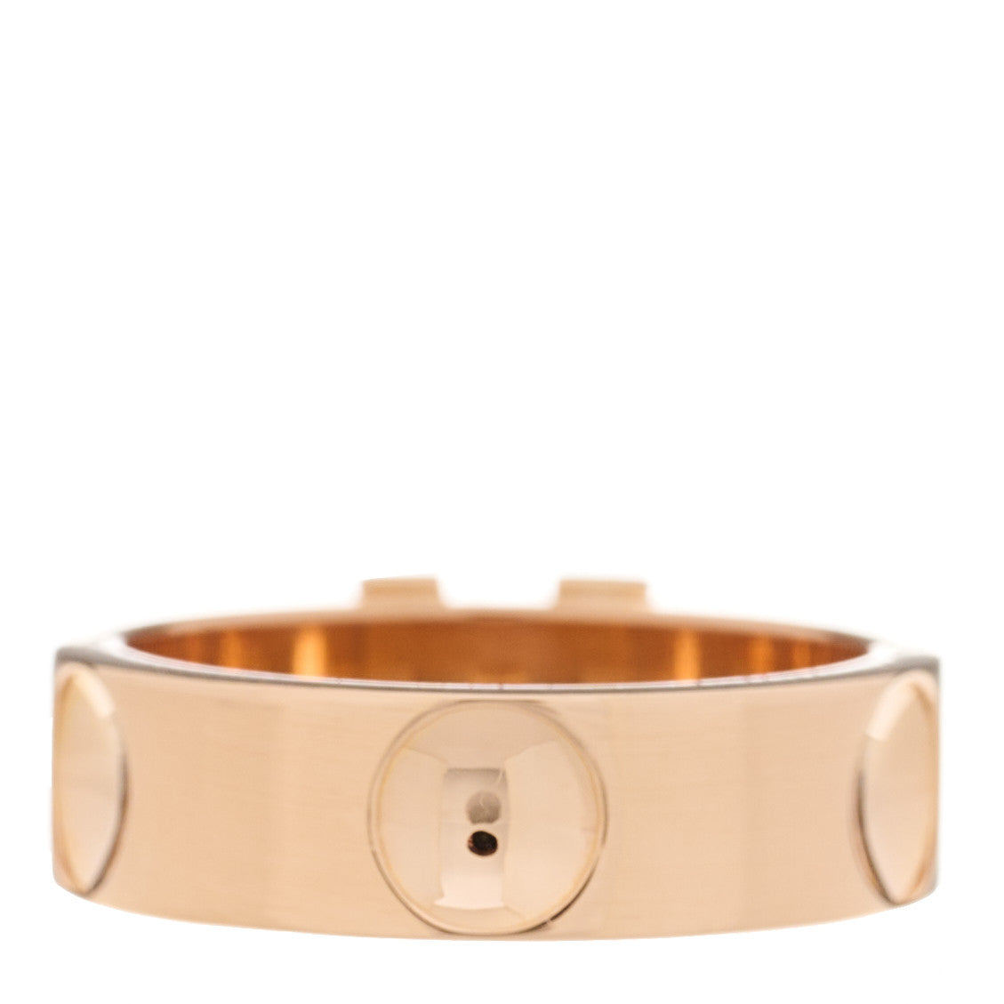 18K Pink Gold Empreinte LV Ring 46 3.75