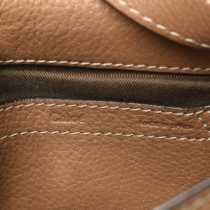 Chloe Calfskin Mini Marcie Round Crossbody Bag Nut 6 of 9