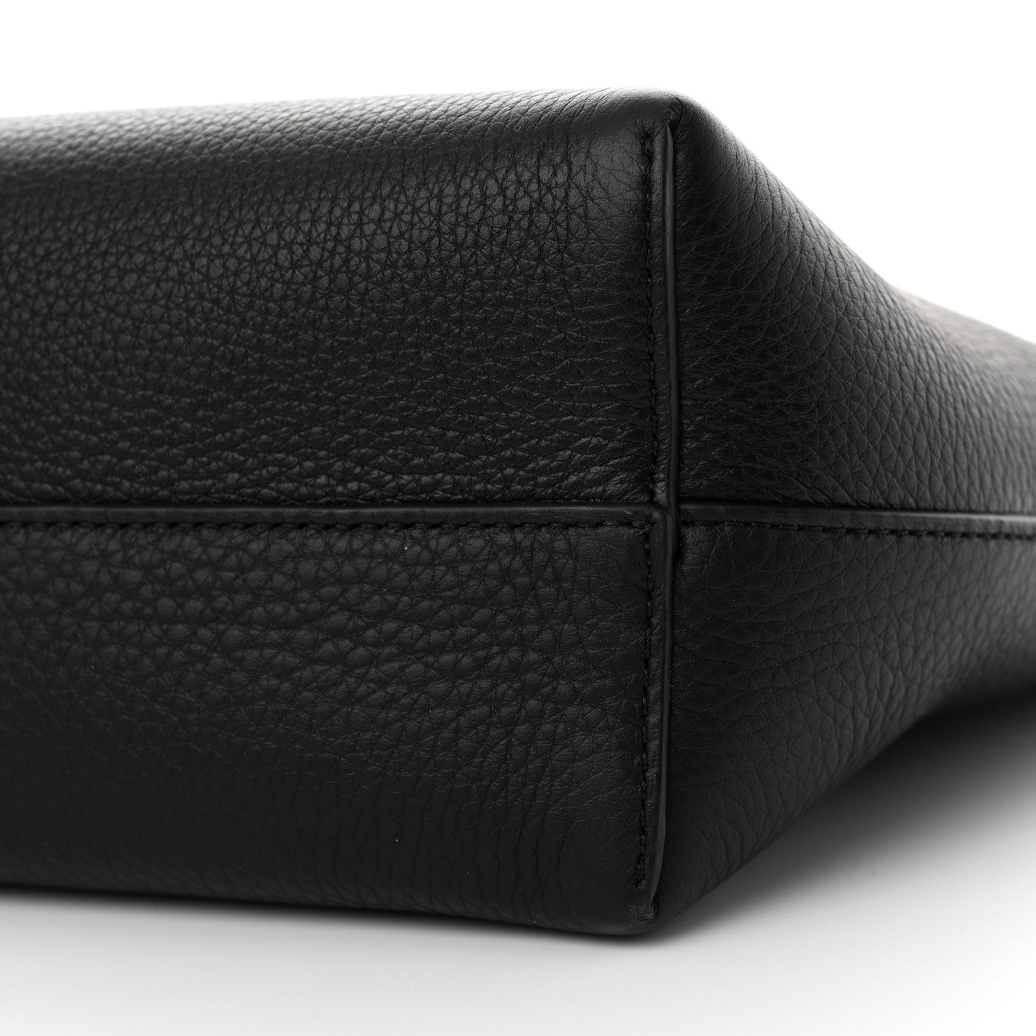 The Row Grained Calfskin Small Park Tote Black 10 of 11