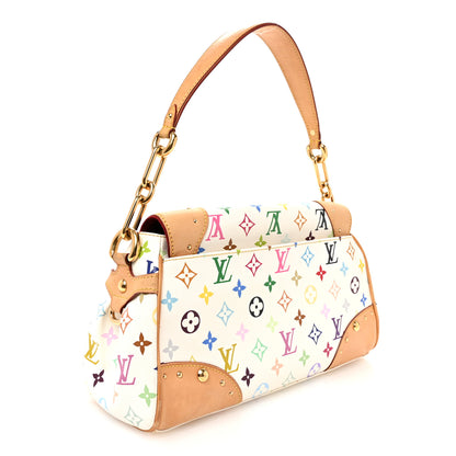 Louis Vuitton Monogram Multicolor Beverly MM White 3 of 12