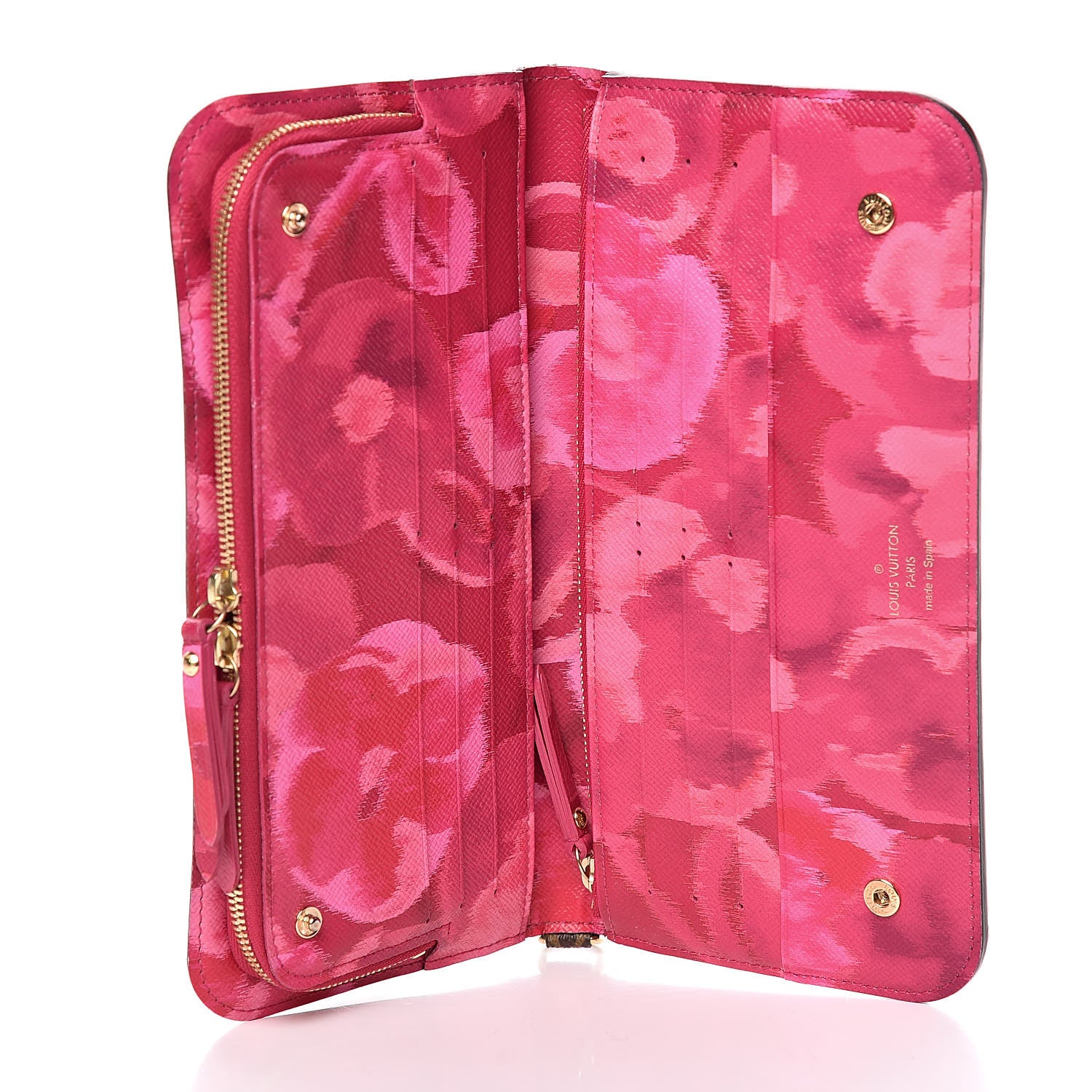 Louis Vuitton Monogram Articles de Voyage Ikat Insolite Wallet Rose Indien 5 of 11