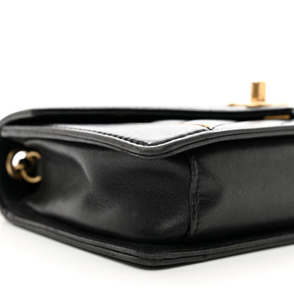 Chanel Lambskin Reversed Chevron Quilted Flap Black 9 of 11