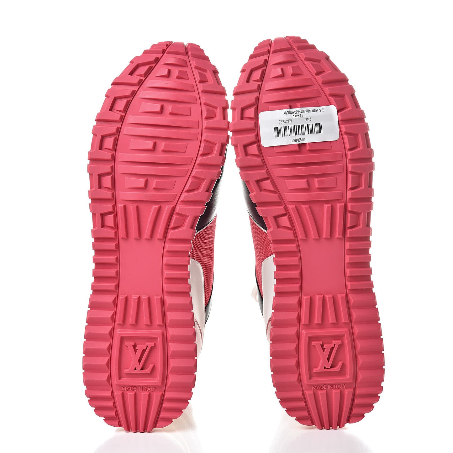 Calfskin Run Away Sneakers 40 Framboise