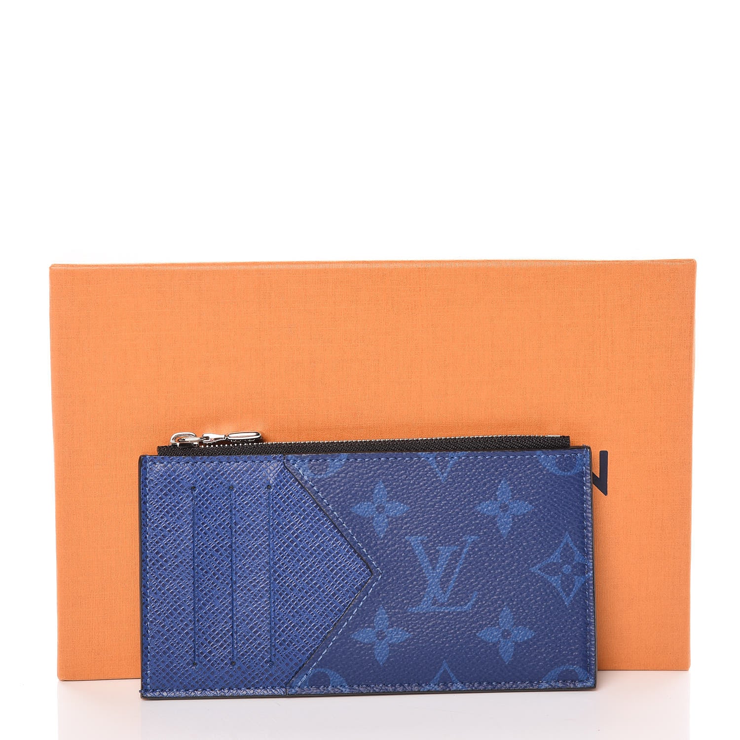 Louis Vuitton Monogram Taiga Coin Card Holder Cobalt 8 of 8
